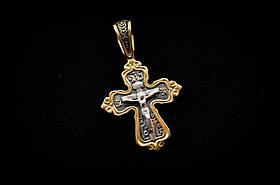 Срібний хрест  925 проби Кр153п