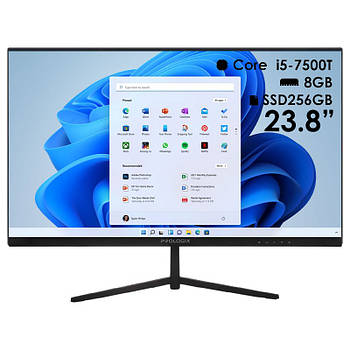 Моноблок 24" міні ПК HP/Prologix ProDesk 600 G3 s1151 Core i3-6100T/DDR4 8GB/SSD256GB SATA/Wi-Fi