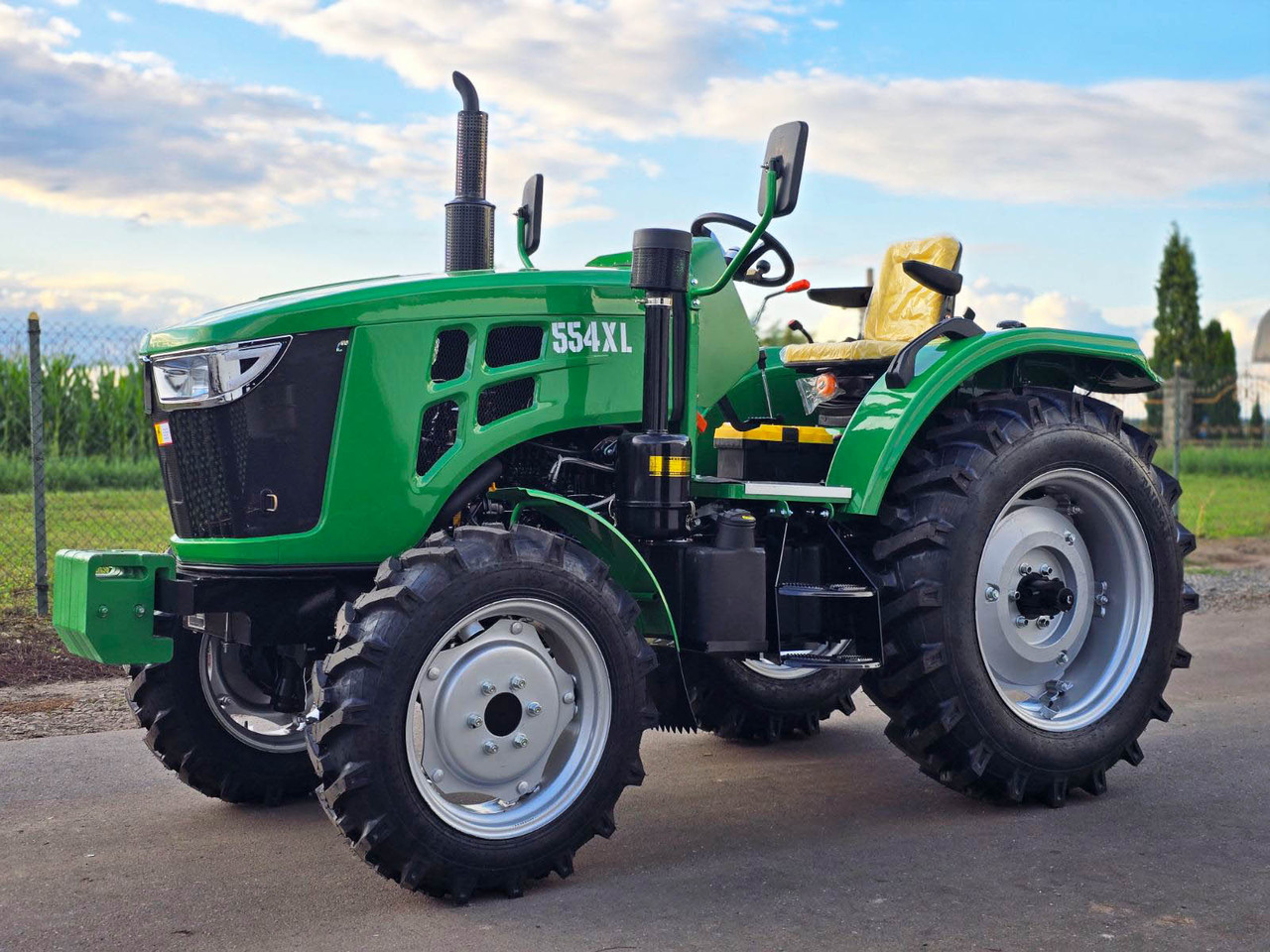 Трактор TERRA FORCE 554XL 4х4, у стилі John Deere, 50 к.с, реверс, новий дизайн, 2150кг, Євронавіска