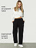 Широкі штани жіночі спортивні 58 60 62 64 66 68 70 72 / прямі брюки великого розміру для жінок /, фото 2