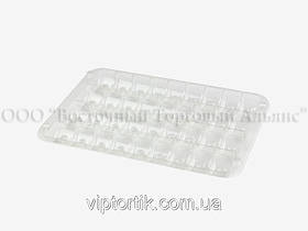 Паковання для печива макаронів — 36 комірок — без кришки