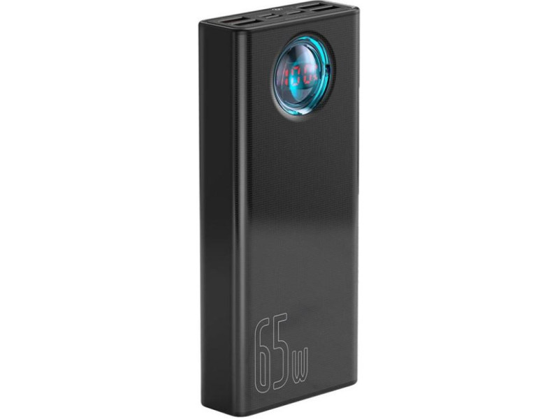 Зовнішній акумулятор (павербанк) BASEUS Amblight Digital Quick 30000mAh 65W Black (PPLG00101)
