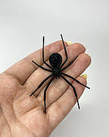 Декор Finding Павук гумовий хеллоувін Чорний 7 см х 5.2 см х 0.9 см