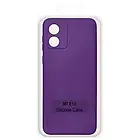 Чохол Soft Silicone Case Full для Motorola E13 (Фіолетовий), фото 2