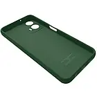Силіконовий чохол Soft Silicone Case для Motorola G34 (темно-зелений), фото 3