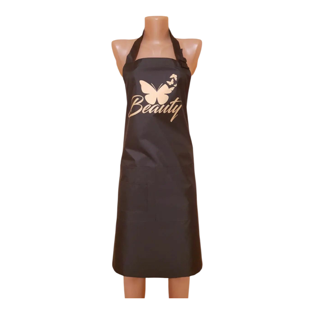 Фартух професійний PROFLINE CLASSIC 60х75 см Чорний з принтом для перукаря та майстра манікюру Арт.:БЧ6075, фото 1