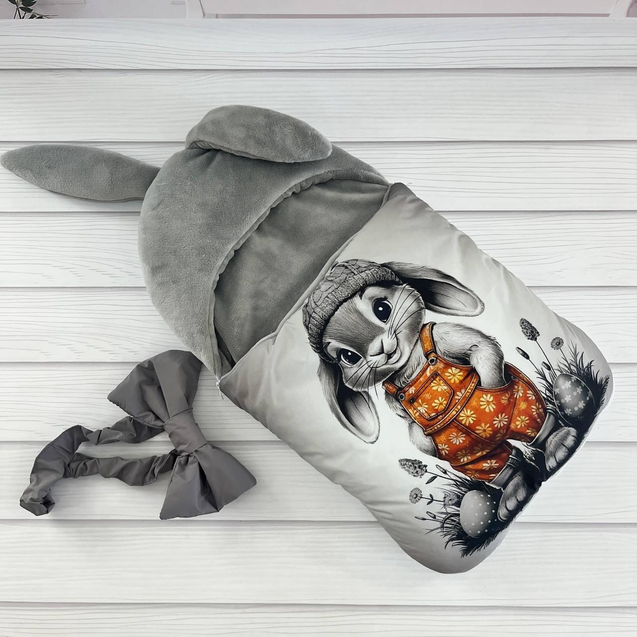 Зимовий зимовий конверт на виписку 2в1 чохол в коляску дитячий спальник Конверт-мішок на виписку