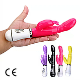 Вібратор Jack Rabbit TPE на батарейках, фото 2