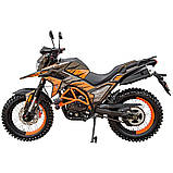 Мотоцикл Spark SP300T-1 (заводське паковання) (Сірий з жовтогарячим), фото 4