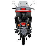 Мотоцикл Spark SP125C-2AMW (заводське паковання) Без кофра (Червоний), фото 7