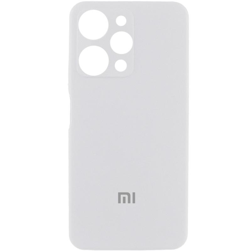 Чохол Silicone Cover Lakshmi Full Camera (AA) для Xiaomi Redmi 12 | Мікрофібра Білий / White, фото 1