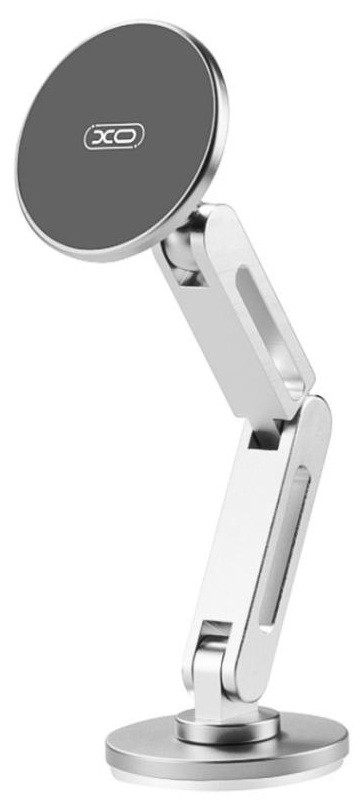 Автотримач XO C148 Universal Magnetic metal 360° rotating Holder Silver, фото 1
