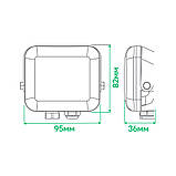 Світлодіодний прожектор Ardero LL-4010ARD PRO 10Вт 6500K чорний, фото 3
