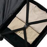 Дорожній набір туристичних валіз комплект 3 штуки чорнийTrizand 26661 Польща, фото 5