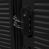 Дорожній набір туристичних валіз комплект 3 штуки чорнийTrizand 26661 Польща, фото 9