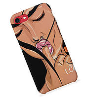 Чохол принт iPhone SE (2020) губи дівчини