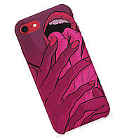 Чохол принт iPhone SE (2020) дівчина нижня