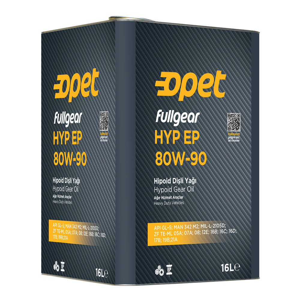 Олива трансмісійна Opet FULLGEAR HYP EP 80W-90 (GL-5) 16л 80W-90 FULLGEAR HYP EP 16L, фото 1
