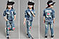 Модний джинсовий костюм на дівчинку "Лондон", фото 4