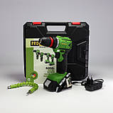 Безщітковий шуруповерт Procraft PA18LiN DFR (20В, 2Ач, 50Нм, 1 АКБ) Акумуляторний шуруповерт Прокрафт, фото 9