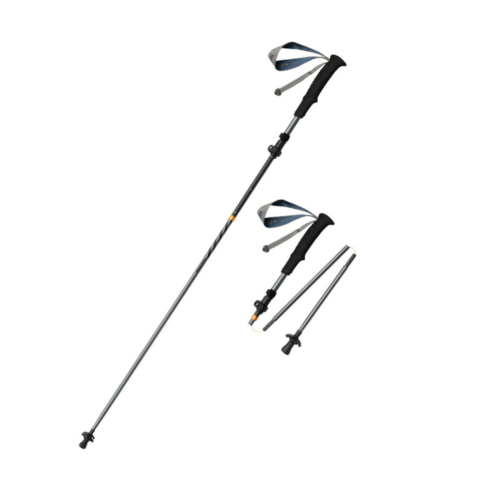 Трекінгова палиця Naturehike CNK2450DS013, 103-120 см, чорна, фото 1