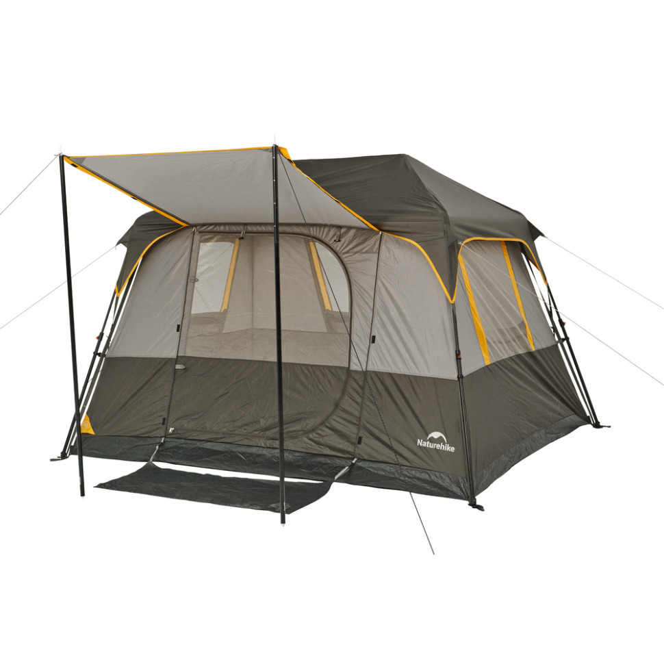 Намет чотиримісний Naturehike Cape Series 5.2 CNK2450WS037, сіро-коричневий, фото 1