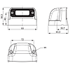Ліхтар освітлення номерного знаку Fristom FT-263/1 LED, фото 7