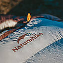 Спальник з натуральним пухом Naturehike Snowbird CNK2550WS014, p-р M, темно-коричневий 400 г, фото 6