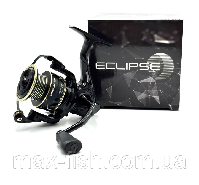 Спінінгова котушка Eclipse HELICON 2000 металева шпуля ручка, фото 1