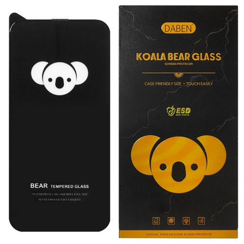 Захисне скло Bear HD Tempered/Anti-dust Net Glass для Apple iPhone 17 Air (Чорний)