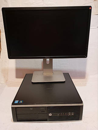 Б/в Комплект ПК Б-клас: HP Compaq Pro 6300 SFF| i5-3570| 8GB RAM| 500GB HDD| HD 2500+Dell P2214Hb| 22" 1920x1080 | DP, DVI, VGA,, фото 1