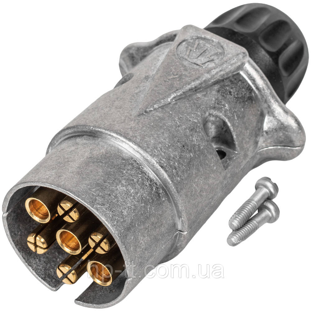 Вилка Jaeger 7-контактна алюмінієвий корпус (13-3005-007) 11006459