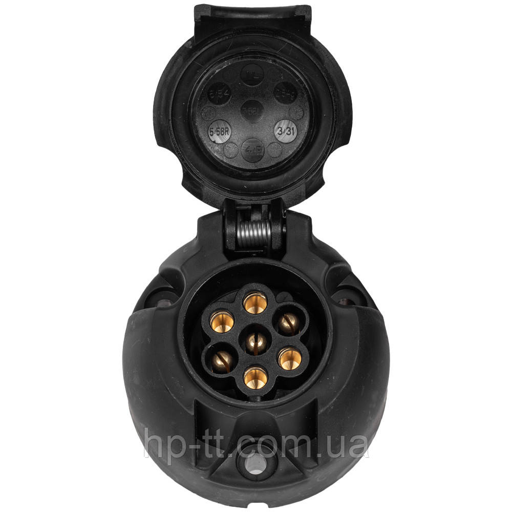 Розетка Jaeger 7 контактна з вимикачем 11006463