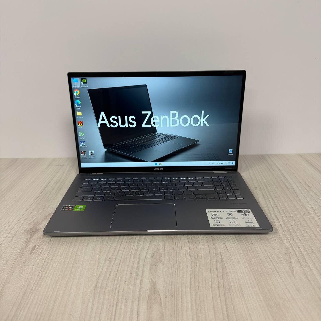 Б/в Ноутбук Asus ZenBook Flip 15 Q508UG 15.6" 1920x1080 Touch| Ryzen 7 5700U| 8GB RAM| 512GB SSD NVMe| MX450 2GB