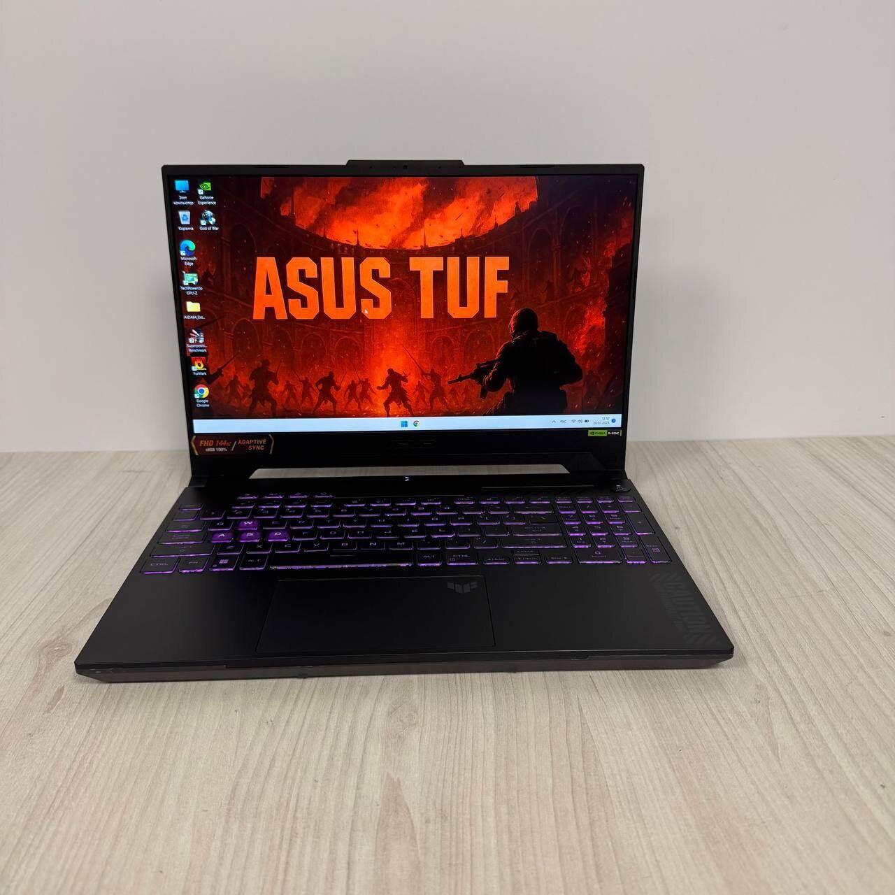 Б/в Ігровий ноутбук Б-клас Asus TUF Gaming F15 FX507ZI 15.6" 1920x1080| i7-12700H| 16GB RAM| 512GB SSD NVMe| RTX 4070 8GB