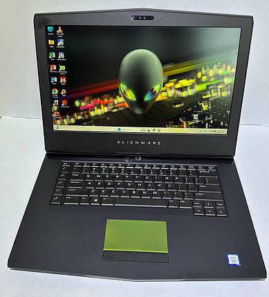Б/в Ігровий ноутбук Dell Alienware 15 R3 15.6" 3840x2400| i7-7700HQ| 32GB RAM| 512GB SSD+1000GB HDD| GTX 1070 8GB, фото 1