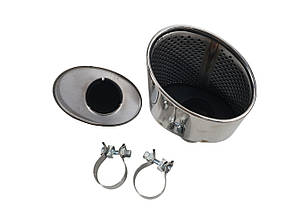 Насадки на вихлоп Chrome ( стиль RS ) на AUDI A5 B9 2016-2020 року