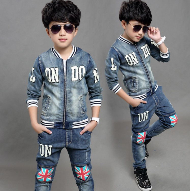 Модный джинсовый костюм на мальчика "Лондон": продажа, цена в Киеве ...