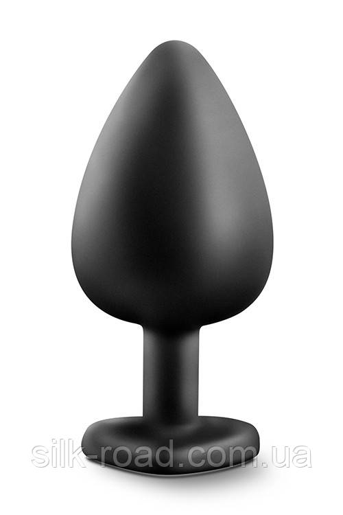 Анальна пробка з каменем Blush TEMPTASIA BLING PLUG LARGE BLACK