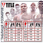 Боксерські рукавиці TITLE Black Bolstered Leather Black 16 oz, фото 10