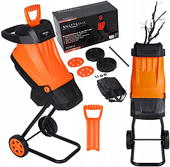 Подрібнювач гілок електричний 3500Вт Kraft&Dele (Польща)