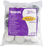 Свічки чайні Bispol Maxi Lights 2,4 см 20 шт (p40-20)