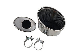 Насадки на вихлоп Chrome ( стиль RS ) на AUDI A5 B9 2016-2020 року