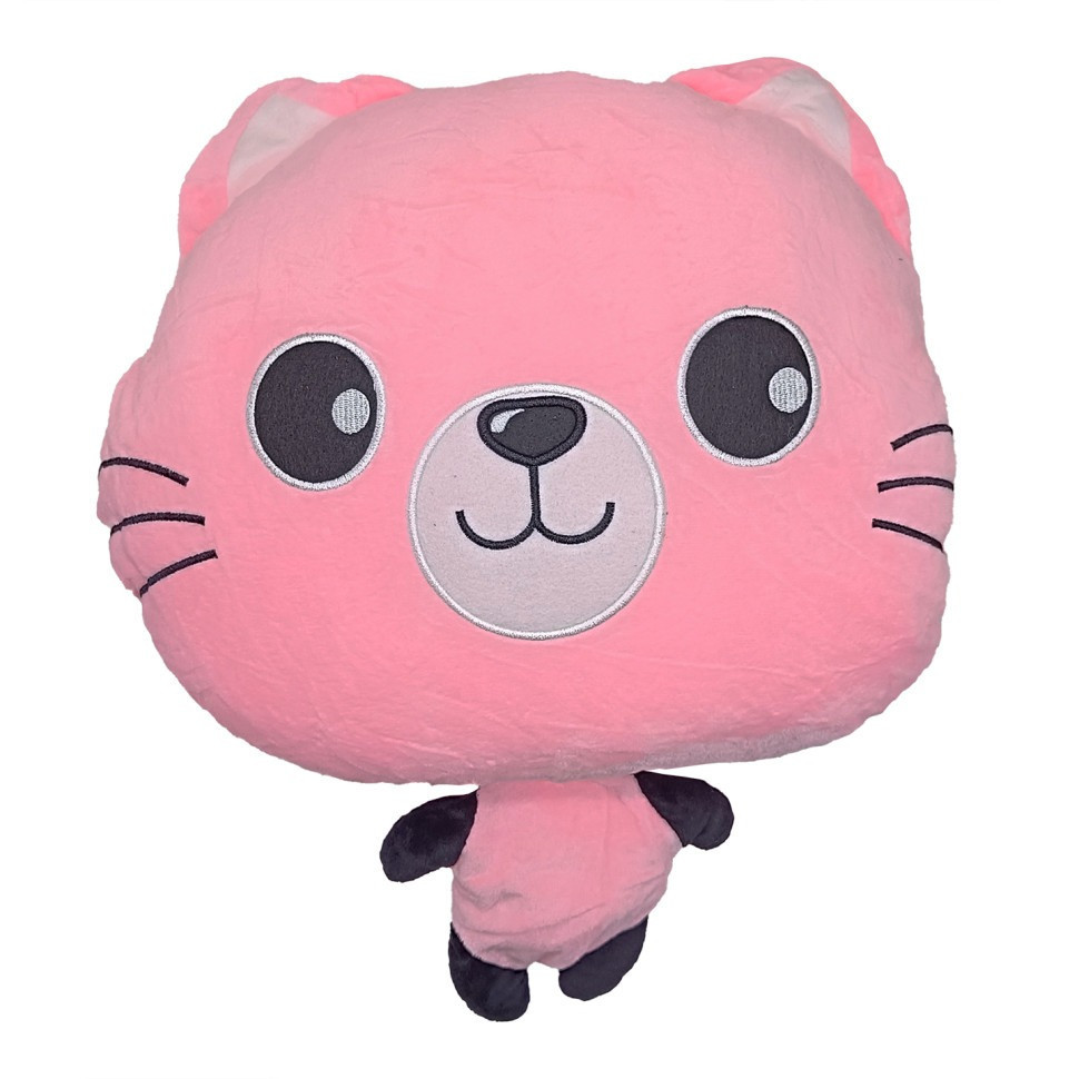 УЦІНКА!!! Дитяча м'яка іграшка "Кішечка" Bambi L1128(Pink)-UC іграшка з пледом, розмір 40 см, фото 1