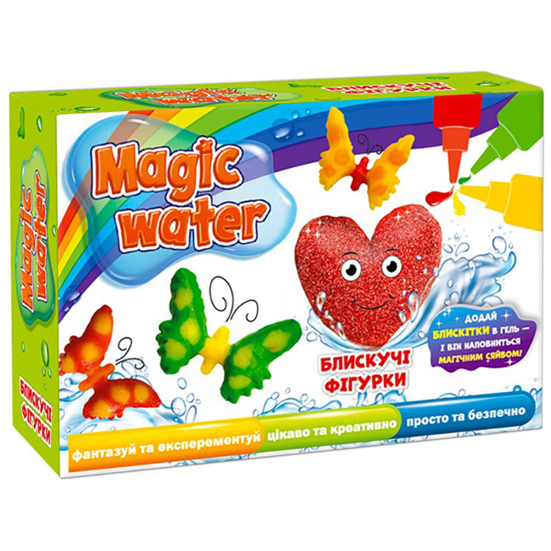 Набір для творчості "Magic water Блискучі фігурки" MV6031-05, фото 1