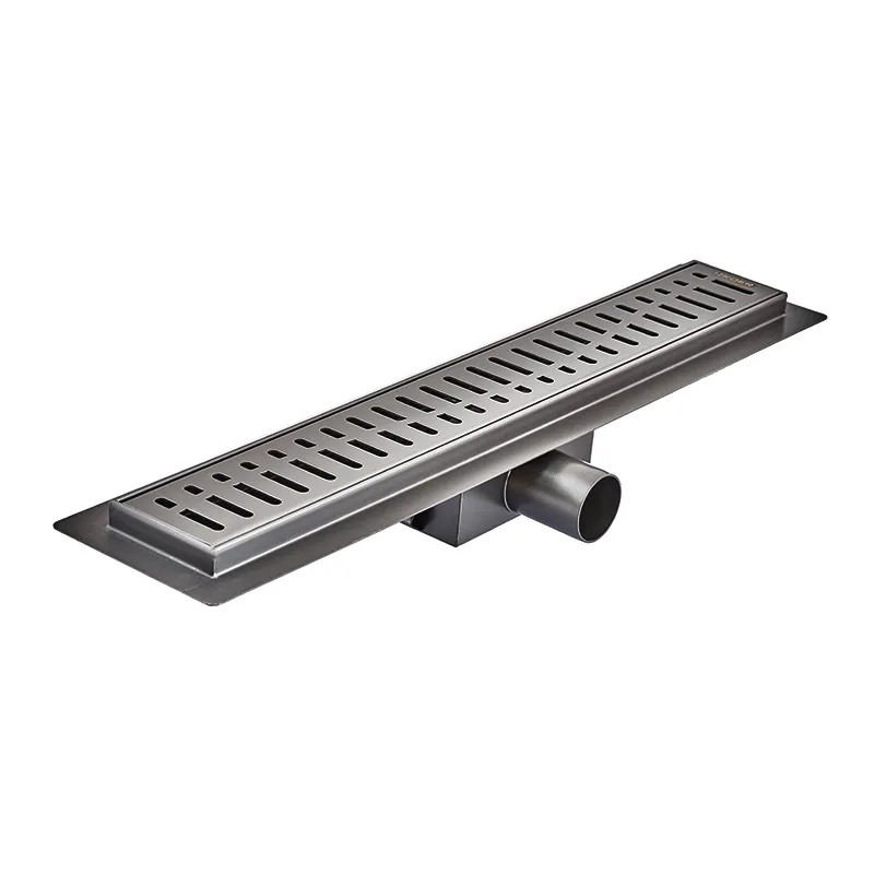 Душовий трап Koer FD35-70x500-Graphite з нержавіючої сталі SUS304, комбінований гідрозатвор, графітовий колір