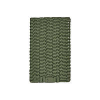 Матрац подвійний Naturehike CNK2550WS019, 65 мм, із вбудованою помпою, зелений