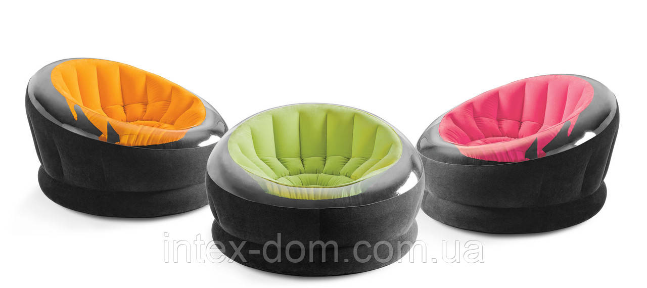 Крісло 112х109х69 см, EMPIRE CHAIR, Intex 68582Y (Жовте)