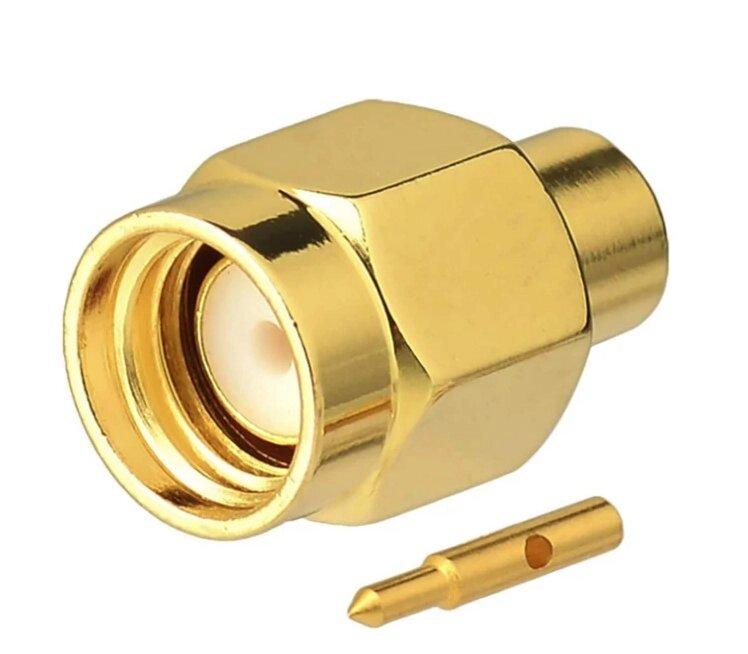 Роз'єм SMA-male (штир) під паяння на кабель RG402