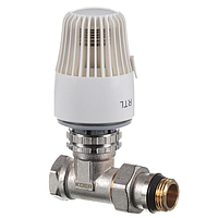 Кран прямий Koer KR.943-Gi 1/2"x1/2" RTL з антипротікальною системою, латунний, нікель-хром (KR3066)